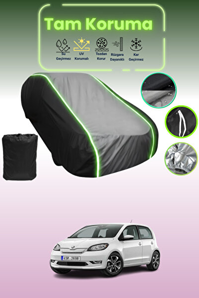 Dokaca Neo غطاء حماية متوافق مع سيارة سكودا سيتيجو-إي IV 2019 - 2021 باللون ا...