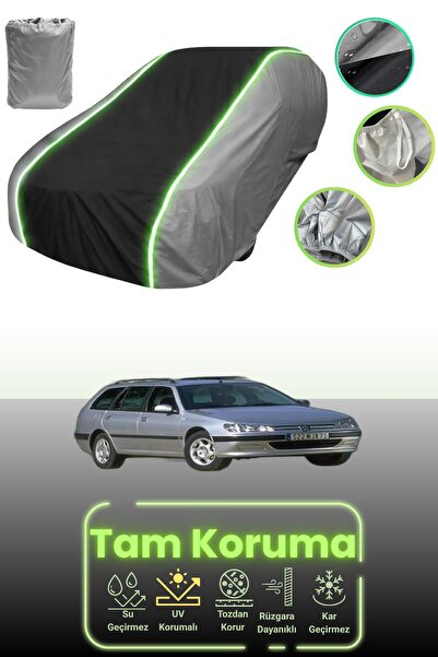 Dokaca Neo غطاء حماية للسيارة باللون الرمادي والأسود والرمادي النيون قماش مجد...