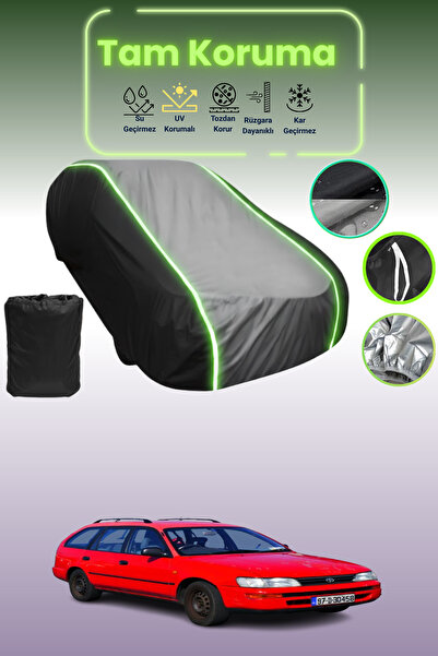 Dokaca Neo غطاء حماية متوافق مع سيارة تويوتا كورولا واجن قماش مجدّل باللون ال...