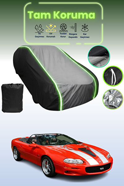 Dokaca Neo غطاء حماية متوافق مع سيارة شيفروليه كامارو 1993 - 2002 باللون الأس...