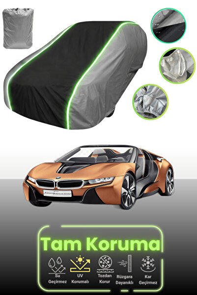 Dokaca Neo Grey.Black.Grey Neon Corded Fabric Bmw I8 Roadster Compatible Car ...