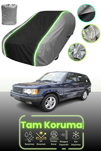 Dokaca Neo غطاء حماية للسيارة باللون الرمادي والأسود والرمادي النيون قماش مجد...