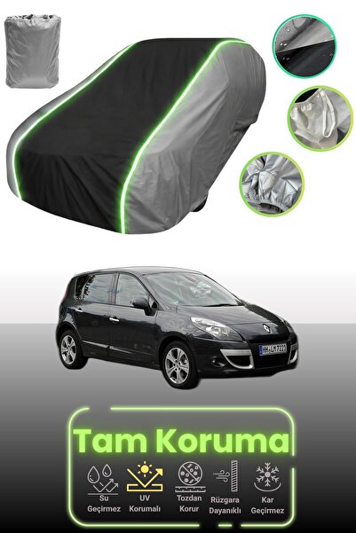 Dokaca Neo غطاء حماية للسيارة باللون الرمادي والأسود والرمادي النيون قماش مجد...