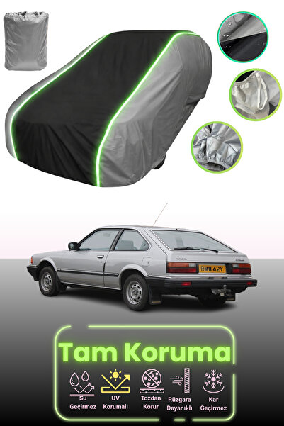 Dokaca Neo غطاء حماية للسيارة باللون الرمادي والأسود والرمادي النيون قماش مجد...