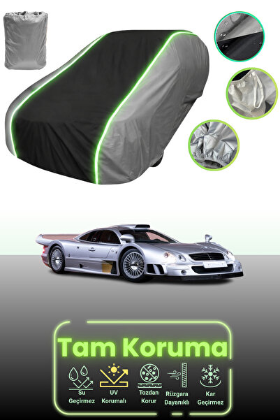 Dokaca Neo غطاء حماية للسيارة متوافق مع مرسيدس-بنز CLK GTR كوبيه، لون رمادي، ...