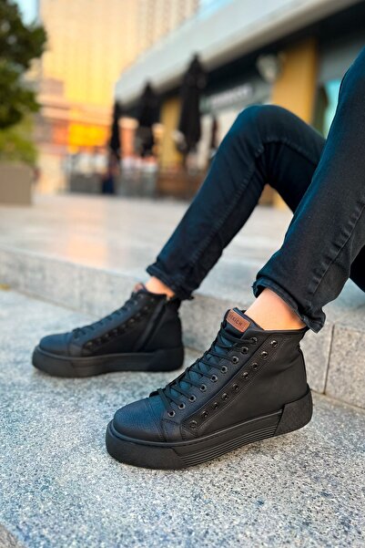 Chekich CH167 - GST Blazer Erkek Bot SIYAH/SIYAH