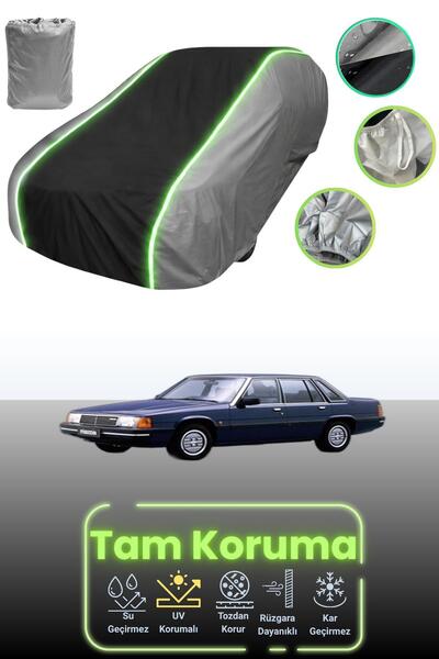 Dokaca Neo غطاء حماية للسيارة باللون الرمادي والأسود والرمادي النيون قماش مجد...