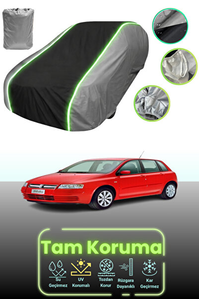 Dokaca Neo غطاء حماية للسيارة باللون الرمادي والأسود والرمادي النيون قماش مجد...