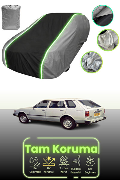 Dokaca Neo غطاء حماية للسيارة باللون الرمادي والأسود والرمادي النيون قماش مجد...