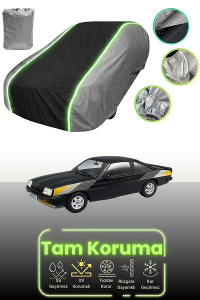 Dokaca Neo غطاء حماية للسيارة باللون الرمادي والأسود والرمادي النيون قماش مجد...