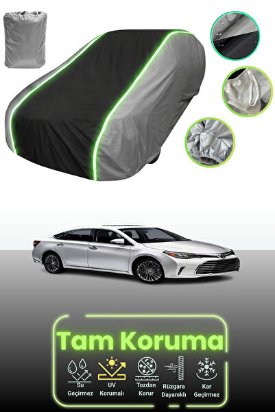 Dokaca Neo غطاء حماية للسيارة باللون الرمادي والأسود والرمادي النيون قماش مجد...