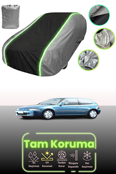 Dokaca Neo غطاء حماية للسيارة متوافق مع سيارة هوندا سيفيك قماش مجدّل كوبيه با...