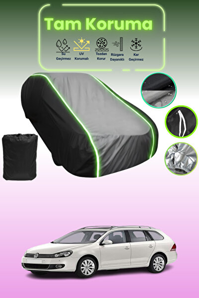 Dokaca Neo Black_Grey_Black Neon Corded Fabric Volkswagen Golf Vi Variant 200...