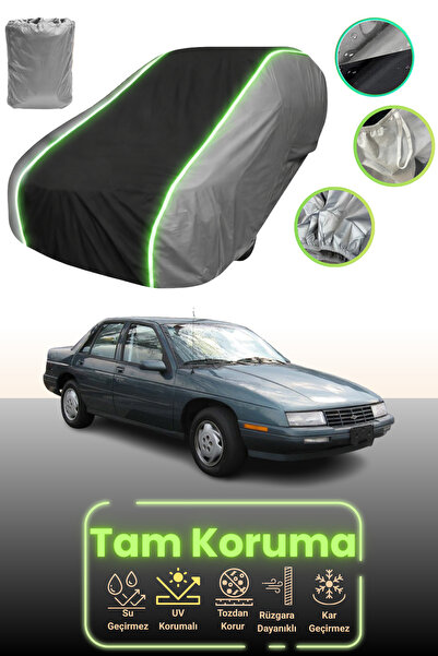 Dokaca Neo غطاء حماية للسيارة باللون الرمادي والأسود والرمادي النيون قماش مجد...