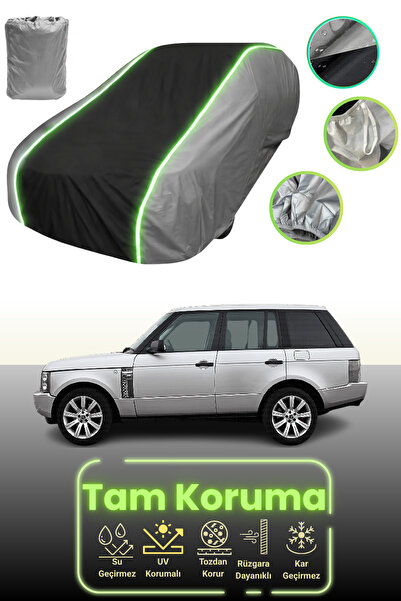 Dokaca Neo غطاء حماية للسيارة باللون الرمادي والأسود والرمادي النيون قماش مجد...