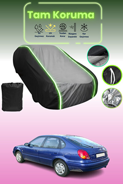 Dokaca Neo غطاء حماية متوافق مع سيارة تويوتا كورولا هاتشباك قماش مجدّل باللون...