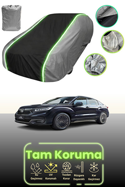 Dokaca Neo غطاء حماية للسيارة باللون الرمادي والأسود والرمادي النيون قماش مجد...