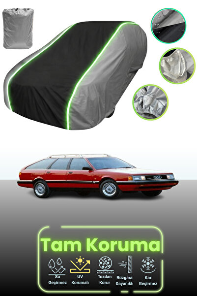 Dokaca Neo غطاء حماية للسيارة باللون الرمادي والأسود والرمادي النيون قماش مجد...