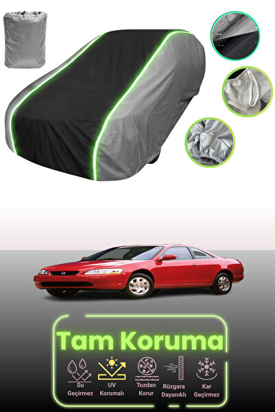 Dokaca Neo غطاء حماية للسيارة باللون الرمادي والأسود والرمادي النيون قماش مجد...