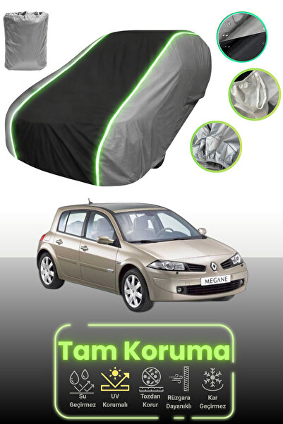 Dokaca Neo غطاء حماية للسيارة باللون الرمادي والأسود والرمادي النيون قماش مجد...