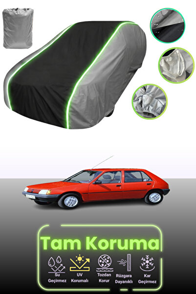 Dokaca Neo غطاء حماية للسيارة باللون الرمادي والأسود والرمادي النيون قماش مجد...