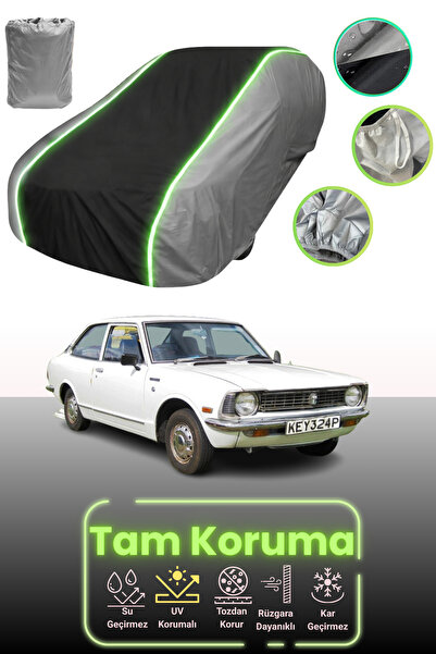 Dokaca Neo غطاء حماية للسيارة باللون الرمادي والأسود والرمادي النيون قماش مجد...