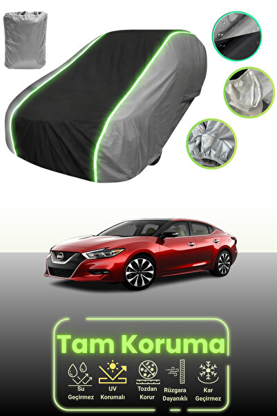 Dokaca Neo غطاء حماية للسيارة باللون الرمادي والأسود والرمادي النيون قماش مجد...