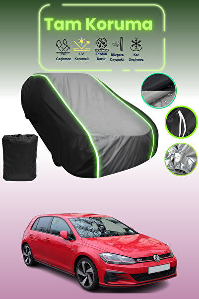 Dokaca Neo غطاء حماية متوافق مع سيارة فولكس فاجن جولف VII ذات قماش مجدّل أبوا...