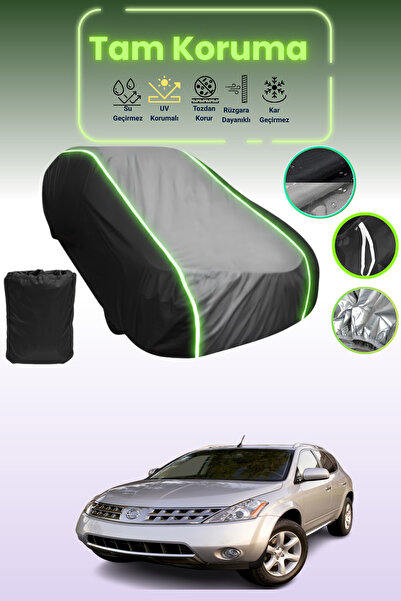 Dokaca Neo غطاء حماية متوافق مع سيارة نيسان مورانو 2003 - 2007 باللون الأسود_...