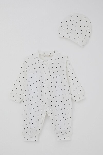 Breeze Baby Girl I'M a Mini Flower Tale 0-6 Months, White