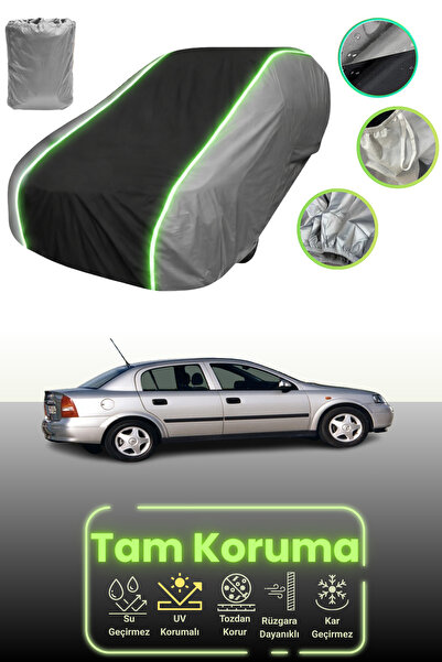 Dokaca Neo غطاء حماية للسيارة باللون الرمادي والأسود والرمادي النيون قماش مجد...