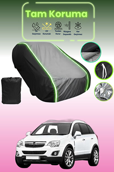 Dokaca Neo غطاء حماية متوافق مع سيارة أوبل أنتارا 2007 - 2010 باللون الأسود_ا...