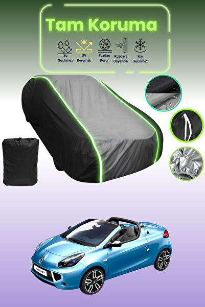 Dokaca Neo غطاء حماية متوافق مع سيارة رينو ويند قماش مجدّل من 2010 إلى 2013 ب...