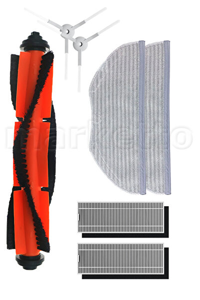 Marketto Set de completare compatibil cu aspiratorul robot Mi Robot Vacuum Mop 2in1 Essential (Mjstg1) - 7 piese