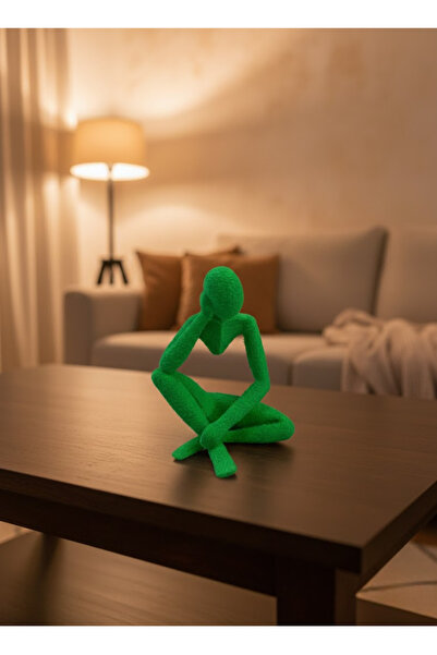 Najmaddin تمثال إنسان أخضر زخرفي عصري لتزيين الطاولة والرف