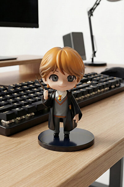 shop تمثال رون ويزلي - مجسم ديكور مع عصا سحرية وقاعدة (10 سم) هاري بوتر