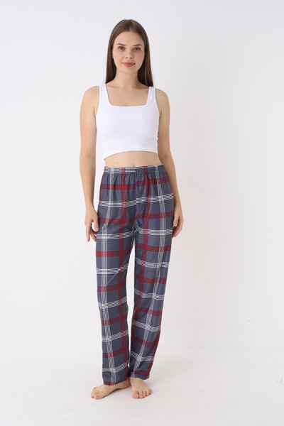 Altınay Women's Luxury Suede Pajama Bottoms Single Bottom