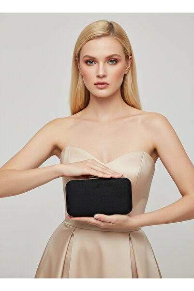 Biçanta Geantă de seară pentru femei, cu mâner cu lanț din piele de căprioară...