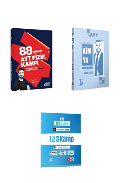 Garantör Akademi 2026 özcan aykın ayt fizik görkem şahin ayt kimya ve biosem ...