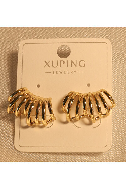 XUPING JEWELRY ✨ Xuping Gold Kaplama Sarmal Model Küpe