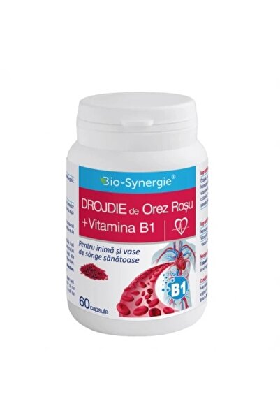 DAsiNU Red Yeast Rice + Vitamin B1, 60 capsules