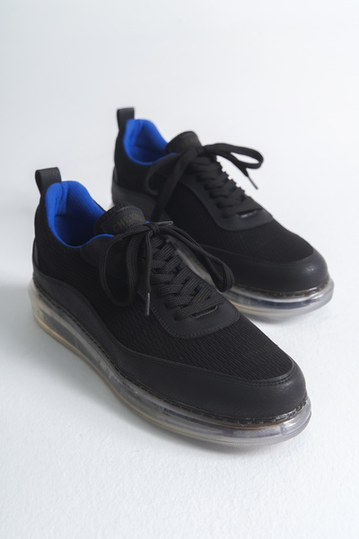 Chekich CH181 - حذاء رجالي من RRT İpekyol باللون الأسود/الأزرق الساكسفون