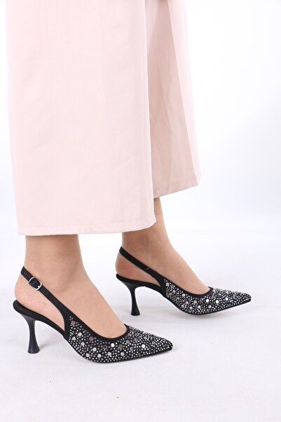 Layber Women's Stone Pattern High Heel Shoes Comfortable Women's Heeled Shoes Evening Dress Shoes