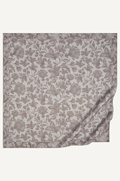 SilkTouch وشاح طبيعي بنمط زهرة الزنبق