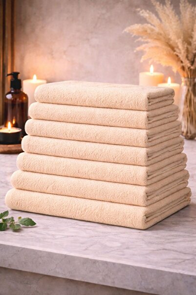 Elaganya 8-Piece Premium Bath Towel Set 100% Cotton 70X140Cm