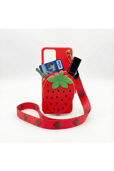 OSG حافظة هاتف بنمط ثلاثي الأبعاد لهاتف Xiaomi Redmi Note 11 Pro 4G مع حقيبة متوافقة وحزام للرقبة