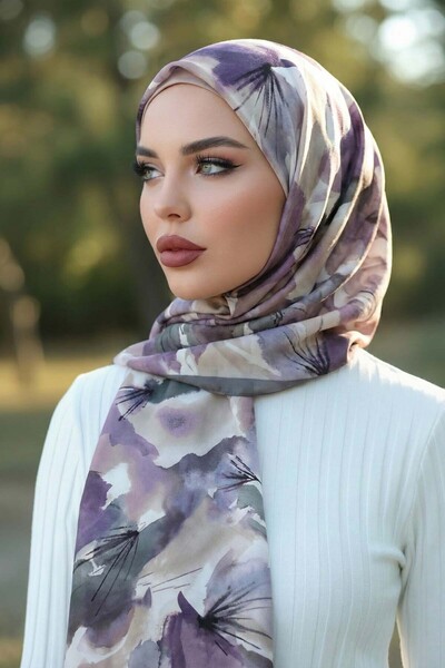 Vamelya Flora Satin Shawl Italian Signature Series