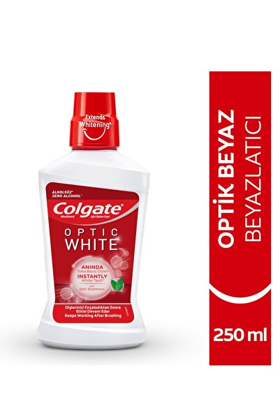 Colgate Optic White Beyazlatici Ağiz Bakim Suyu 250 Ml