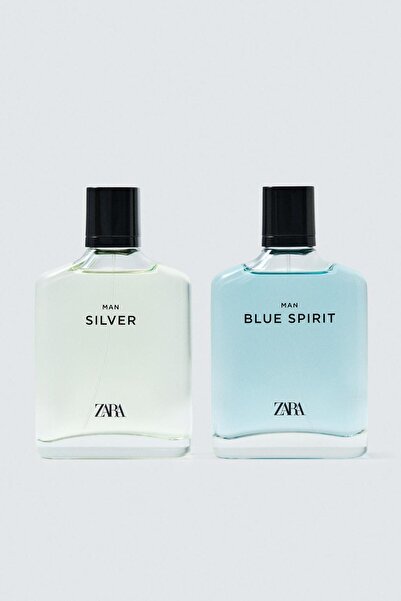 Zara Man Sılver Edt 90 ml Man Blue Spırıt Edt 90 ml (3,38 FL. OZ) Erkek Ikili Parfüm Seti