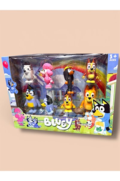 çınar oyuncak Bluey oyuncak figür karakterler